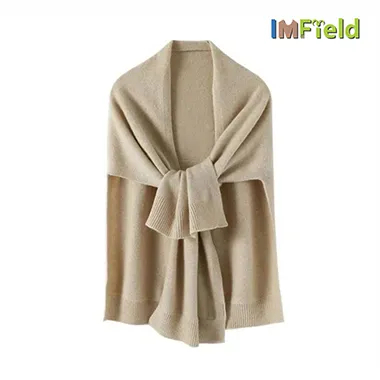 Oversize Thickened Pure Cashmere Knitted Poncho