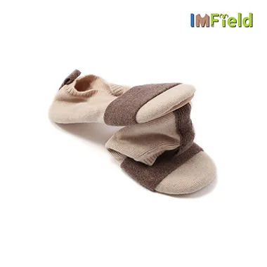 Lady Cashmere Plain Knit Belt Slippers