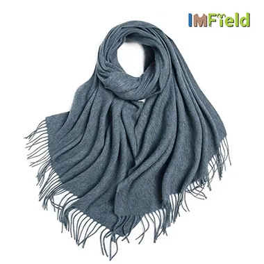 Oversize Solid Color Lamb Wool Scarf